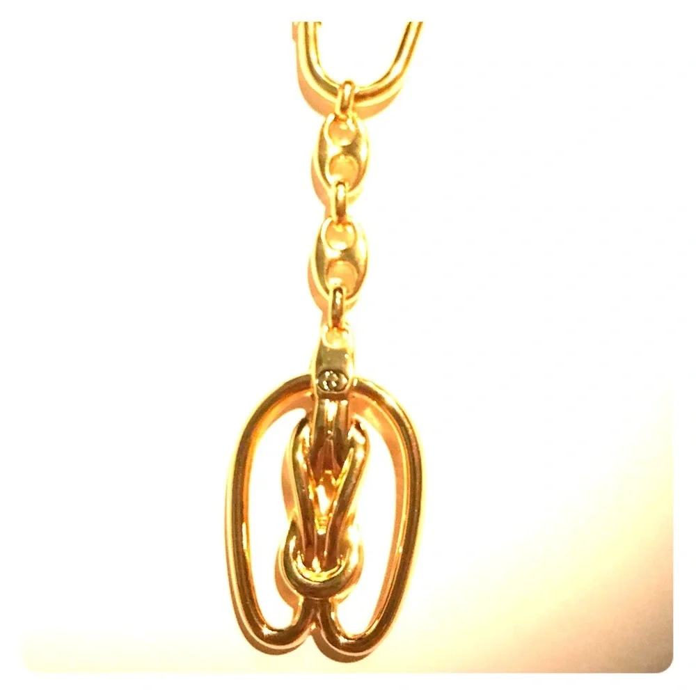 Gucci Gold Tone Key Holder